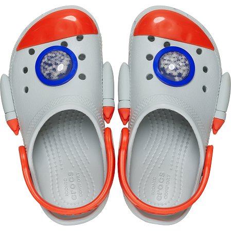 Βρεφικά Σαμπό Crocs Classic Clog για Αγόρια Blue Rocket Ship (Μεγέθη 20-28)