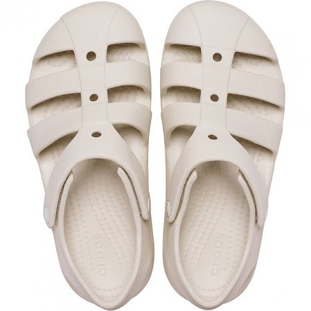 Βρεφικά Σανδάλια Crocs Classic Fisherman για Κορίτσια Beige (Μεγέθη 19-28)