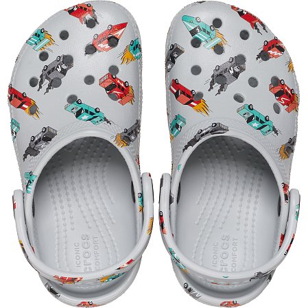 Βρεφικά Σαμπό Crocs Classic Clog για Αγόρια Race Cars (Μεγέθη 19-28)