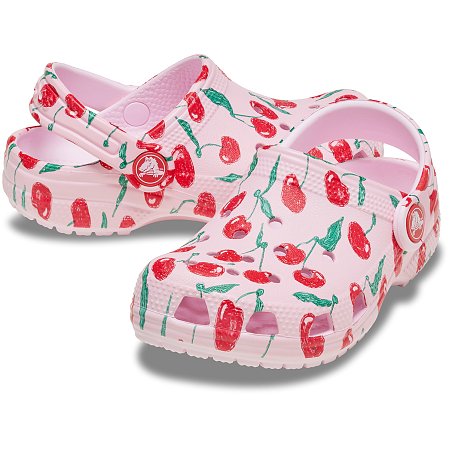 Παιδικά Σαμπό Crocs Classic Clog για Κορίτσια Fresh Fruits (Μεγέθη 28-33)