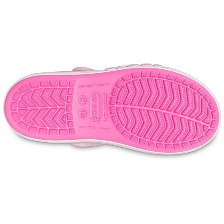 Βρεφικά Σανδάλια Crocs Bayaband Sandal για Κορίτσια Pink (Μεγέθη 19-26)