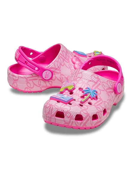 Βρεφικά Σαμπό Crocs Classic Clog Mattel Pink Barbie για Κορίτσια (Μεγέθη 19-28)
