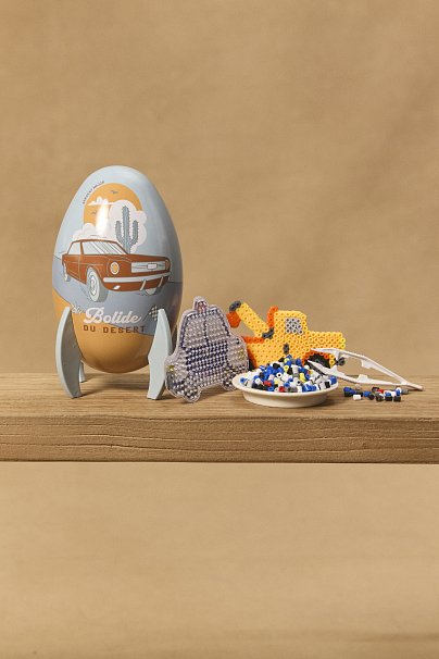 Παιδικό Πασχαλινό Αυγό για Αγόρια με Σούπερ Παιχνίδι - Grey Dessert