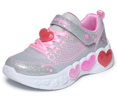 Παιδικό Παπούτσι για Κορίτσι Skechers Lighted Jewel Sparkle Mesh Sneaker (Μεγέθη 27-35)