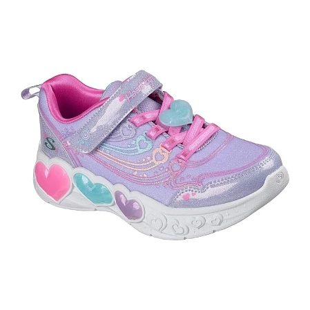 Βρεφικό Παπούτσι για Κορίτσι Skechers Lighted Jewel Sparkle Mesh Sneaker (Μεγέθη 22-26)