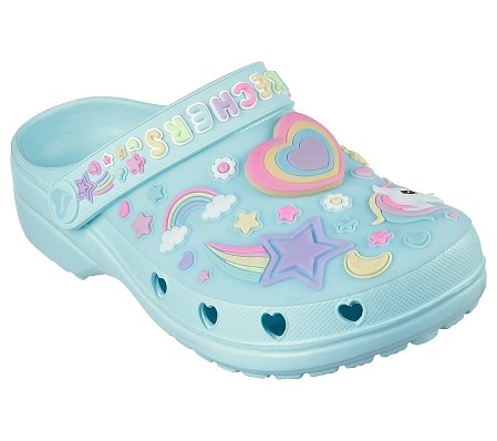 Παιδικά Παπούτσια Skechers Heart Charmer για Κορίτσια Blue Girly Land (Μεγέθη 27,5-36)