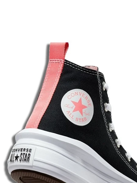 Παιδικά Μαύρα Παπούτσια Converse Chuck Taylor All Star Move Platform για Κορίτσια