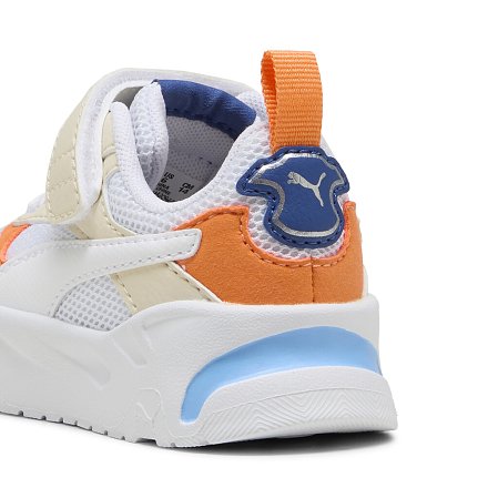 Παιδικά Παπούτσια Puma Trinity για Αγόρια White/Orange (Μεγέθη 28-35)