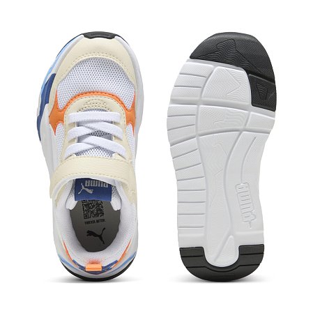 Παιδικά Παπούτσια Puma Trinity για Αγόρια White/Orange (Μεγέθη 28-35)