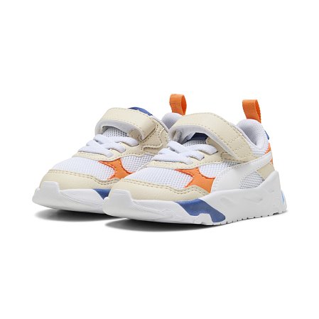 Βρεφικά Παπούτσια Puma Trinity για Αγόρια White/Orange (Μεγέθη 22-27)