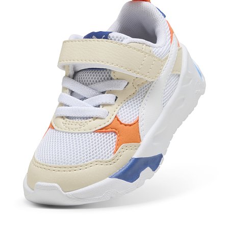 Βρεφικά Παπούτσια Puma Trinity για Αγόρια White/Orange (Μεγέθη 22-27)