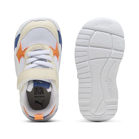 Βρεφικά Παπούτσια Puma Trinity για Αγόρια White/Orange (Μεγέθη 22-27)