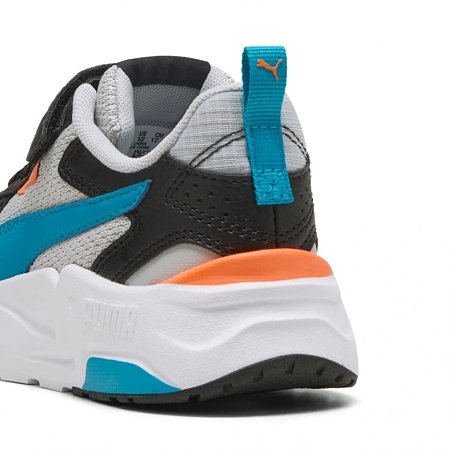 Παιδικά Παπούτσια Puma Trinity Lite για Αγόρια Grey/Black (Μεγέθη 28-35)