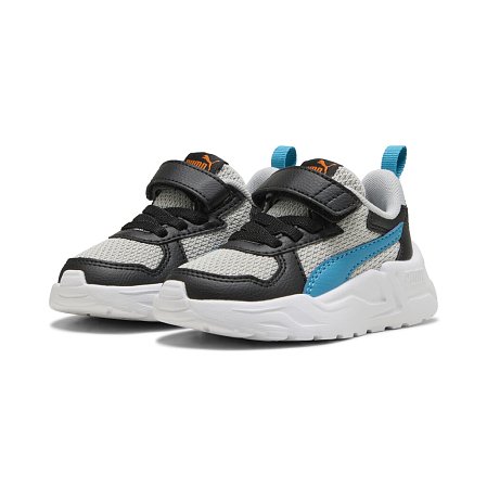 Βρεφικά Παπούτσια Puma για Αγόρια Trinity Lite Ac+ Light Grey/Blue (Μεγέθη 21-27)