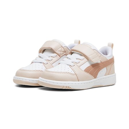 Βρεφικά Παπούτσια Puma Rebound V6 για Κορίτσια Peach (Μεγέθη 20-27)