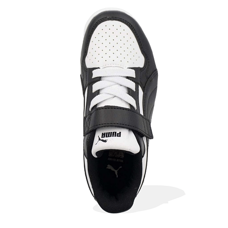 Παιδικά Παπούτσια Puma Rebound Black/White (Μεγέθη 28-35)