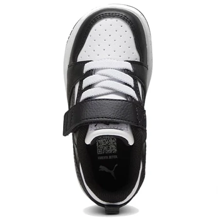 Βρεφικά Παπούτσια Puma Rebound για Αγόρια Black/White (Μεγέθη 21-27)