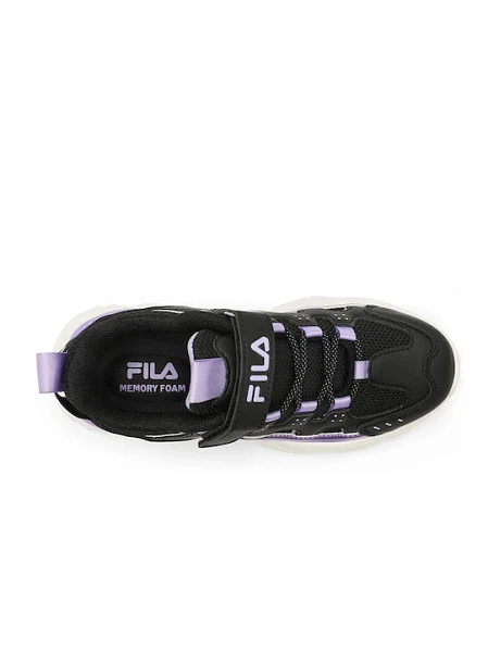Παιδικά Παπούτσια Fila Memory Spinel για Κορίτσια Black/Purple (Μεγέθη 28-34)