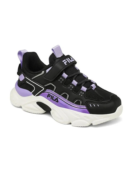 Παιδικά Παπούτσια Fila Memory Spinel για Κορίτσια Black/Purple (Μεγέθη 28-34)