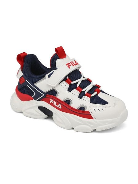 Παιδικά Παπούτσια Fila Memory Spinel White/Red (Μεγέθη 28-35)