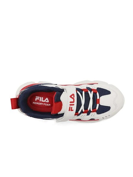 Παιδικά Παπούτσια Fila Memory Spinel White/Red (Μεγέθη 28-35)