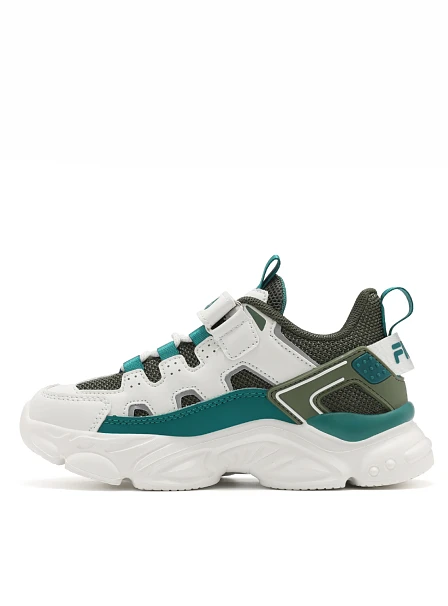 Παιδικά Παπούτσια Fila Memory Spinel 3 για Αγόρια Grey/Green (Μεγέθη 28-35)