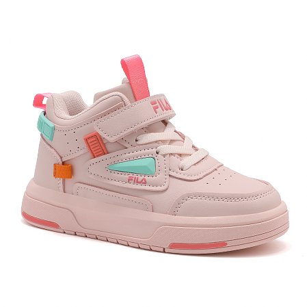 Παιδικά Παπούτσια Fila Memory Ayo 4 για Κορίτσια Pink/Orange (Μεγέθη 28-35)