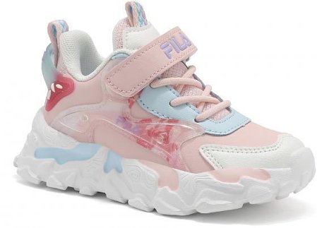 Παιδικά Παπούτσια Fila Memory Musha 2 για Κορίτσια Light Blue/Pink (Μεγέθη 28-35)
