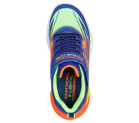 Παιδικά Παπούτσια Skechers Flex Glow Ulta για Αγόρια Blue/Multi (Μεγέθη 27-35)