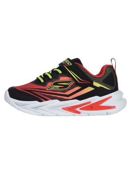 Βρεφικά Παπούτσια Skechers Jr Glow Ultra για Αγόρια Black/Red (Μεγέθη 22,5-26,5)
