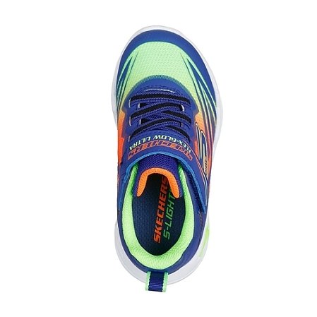 Βρεφικά Παπούτσια Skechers Jr Glow Ultra για Αγόρια Blue/Multi (Μεγέθη 22,5-26,5)
