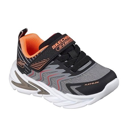 Παιδικό Παπούτσι για Αγόρι Skechers S Lights-Flex-Glow Ultra-Prism-Pacer Sneakers Grey (Μεγέθη 27-35