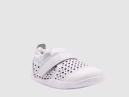 Βρεφικά Παπούτσια Bobux Step Up για Κορίτσια Xplorer Go Punch White (Μεγέθη 19-22)