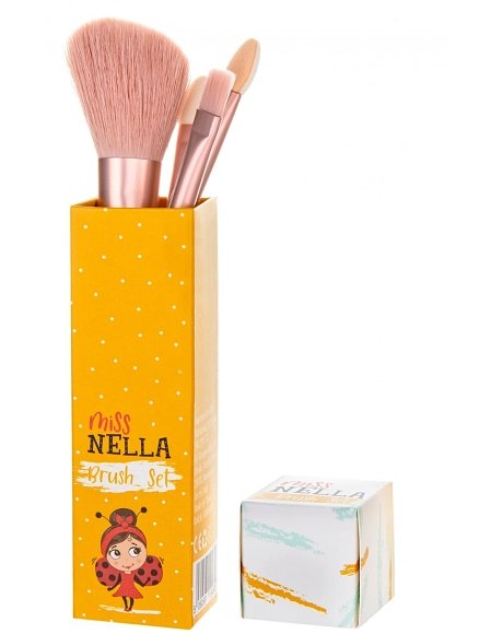 Παιδικό Σετ Πινέλων Μακιγιάζ Miss Nella