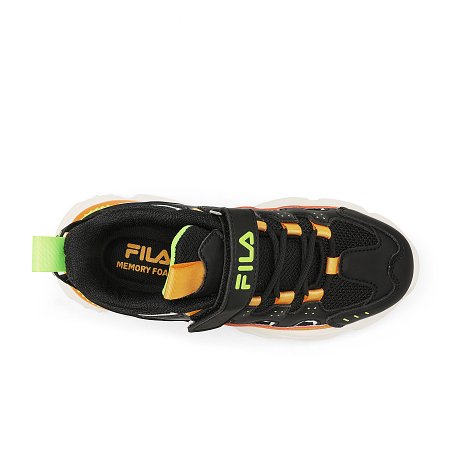 Βρεφικά Παπούτσια FILA Memory Spinel για Αγόρια Black (Μεγέθη 23-27)