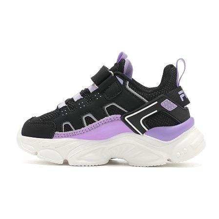 Βρεφικά Παπούτσια Fila Memory Spinel 3 για Κορίτσια Black/Purple (Μεγέθη 23-27)