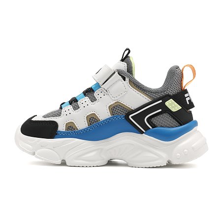 Βρεφικά Παπούτσια Fila Memory Spinel 3 για Αγόρια Grey/Blue (Μεγέθη 24-27)