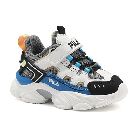 Βρεφικά Παπούτσια Fila Memory Spinel 3 για Αγόρια Grey/Blue (Μεγέθη 24-27)