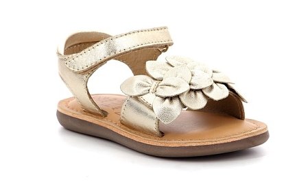 Παιδικά Παπούτσια MOD8 για Κορίτσια Gold Flowers (Μεγέθη 22-30)