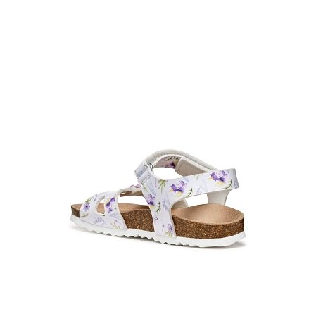 Παιδικά Σανδάλια Geox Adriel για Κορίτσια Lilac Flowers (Μεγέθη 25-35)
