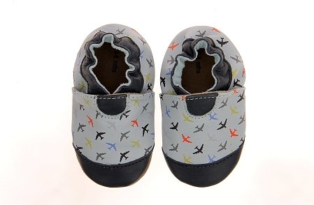 Βρεφικά Παπούτσια Αγκαλιάς Robeez Blue Airplanes