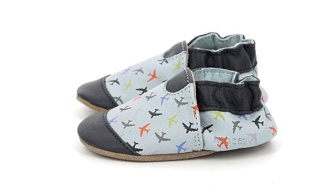 Βρεφικά Παπούτσια Αγκαλιάς Robeez Blue Airplanes