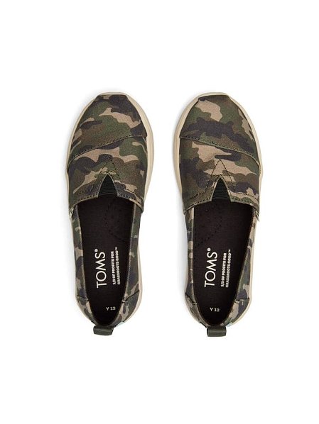 ΠΑΙΔΙΚΑ ΠΑΠΟΥΤΣΙΑ TOMS ALPARGATA CAMO ΓΙΑ ΑΓΟΡΙΑ