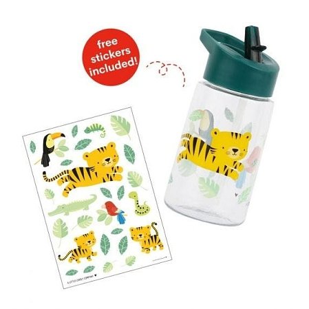 Παιδικό Παγούρι A little Lovely Company Tritan για Αγόρια Jungle Tiger 450ml