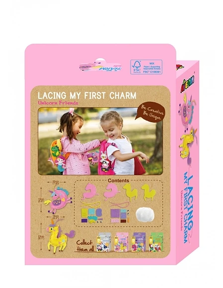Avenir Παιχνίδι Ραπτικής  Κεντήματα Lacing - My First Charm Μονόκερος