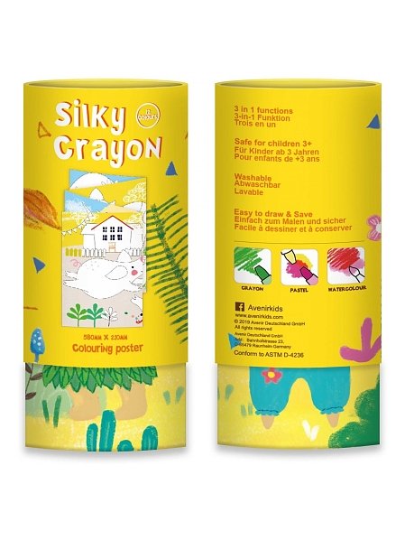 AVENIR Παιδικοί Μαρκαδόροι Silky Crayons Lion