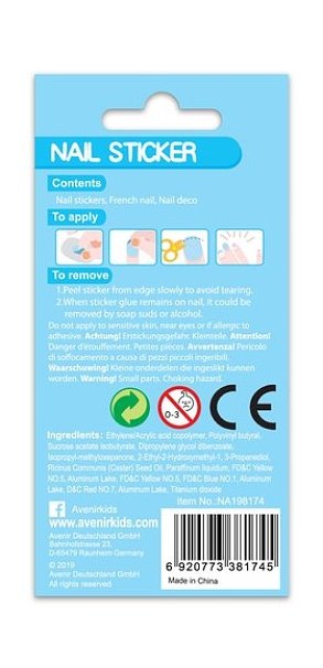 NAIL STICKER-UNDER THE SEA 38PCS