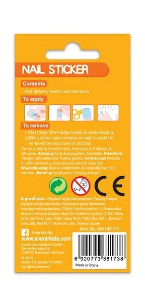 NAIL STICKER-ANIMALS 38PCS