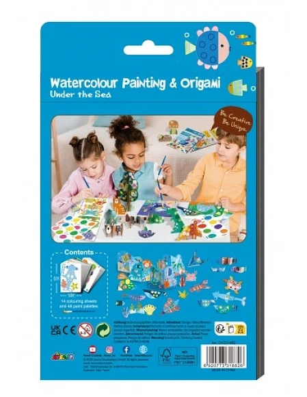 Παιδικό Βιβλίο Watercolour Painting & Origami Under the Sea Avenir