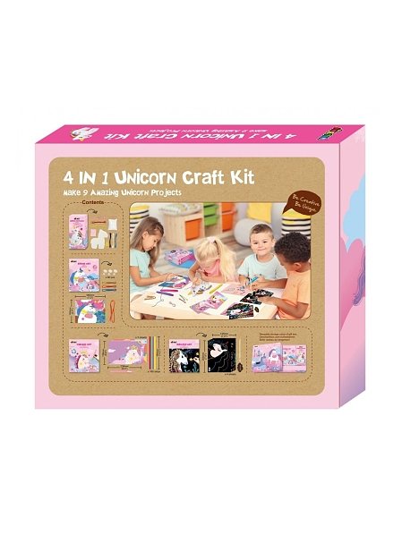 ΠΑΙΔΙΚΟ 4 IN 1 UNICORN CRAFT KIT AVENIR